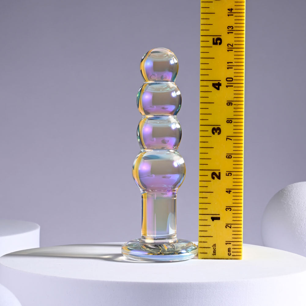Playboy Pleasure JEWELS BEADS Glass Butt Plug