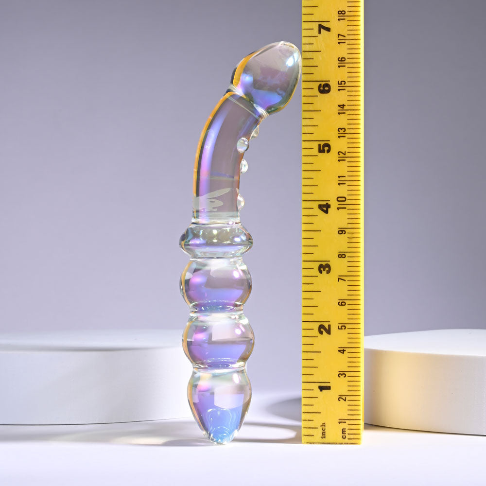 Playboy Pleasure JEWELS DOUBLE Glass Dildo and Butt Plug