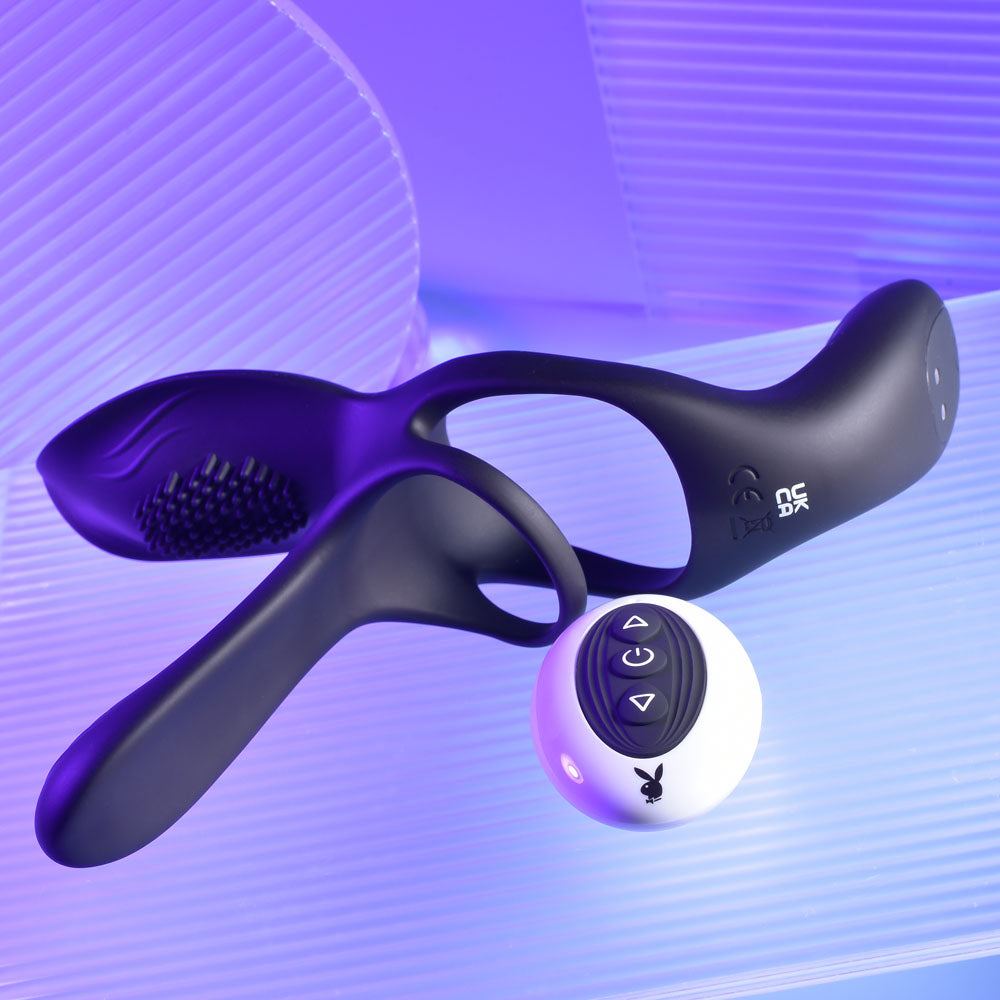 Playboy Pleasure The 3 Way Vibrating Cock Ring