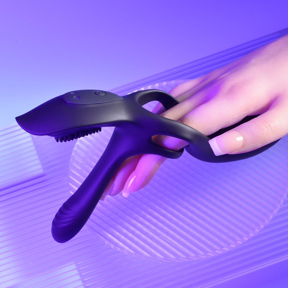 Playboy Pleasure The 3 Way Vibrating Cock Ring