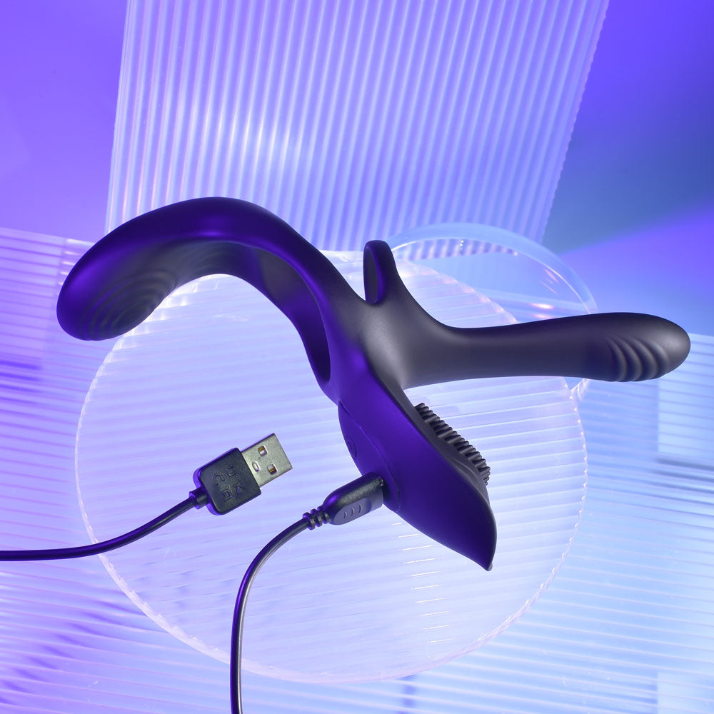 Playboy Pleasure The 3 Way Vibrating Cock Ring