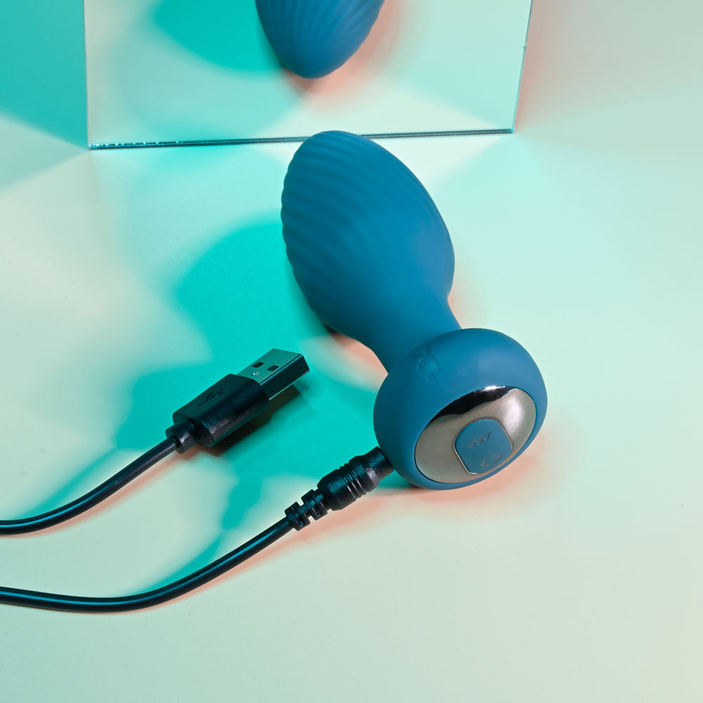 Playboy Pleasure SPINNING TAIL TEASER Vibrating Butt Plug
