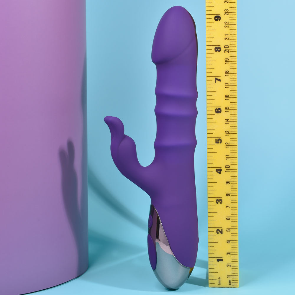 Playboy Pleasure HOP TO IT Thrusting Rabbit Vibrator