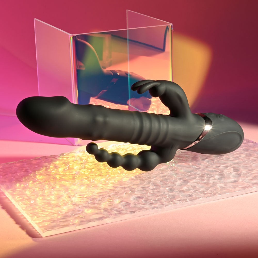 Playboy Pleasure BIG BUNNY ENERGY Rabbit Vibrator and Anal Beads