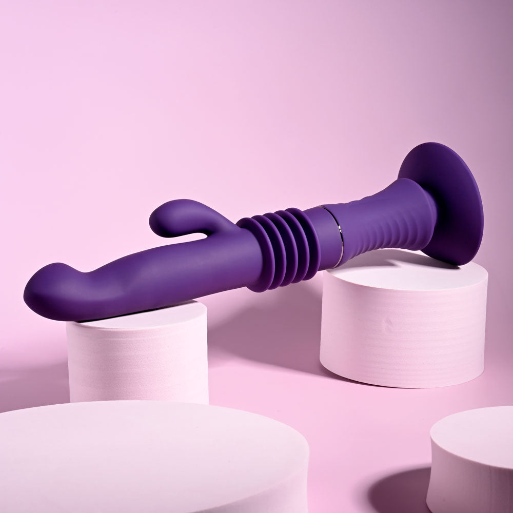 Playboy Pleasure HOPPY ENDING Thrusting Rabbit Vibrator