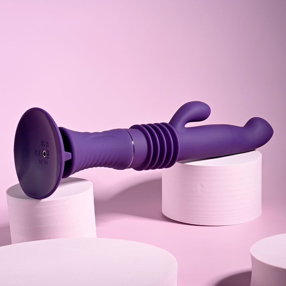 Playboy Pleasure HOPPY ENDING Thrusting Rabbit Vibrator