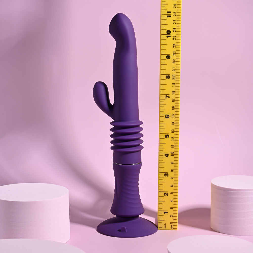Playboy Pleasure HOPPY ENDING Thrusting Rabbit Vibrator