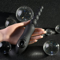 Playboy Pleasure LET IT BEAD Vibrating Anal Beads and Clit Sucker