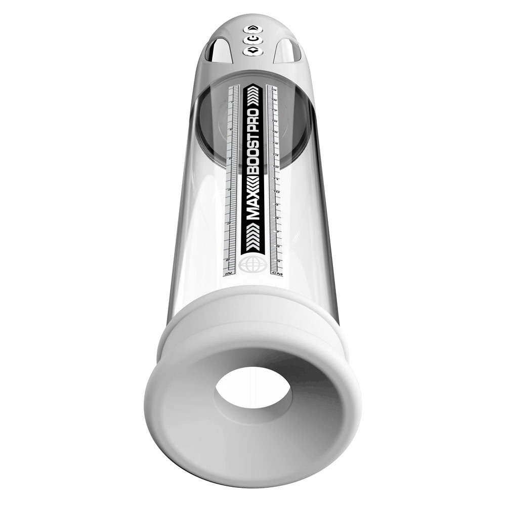 Pump Worx Max Boost Pro Flow Penis Pump- White