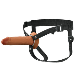 FX Elite 7'' Silicone Hollow Strap-On -  Tan 17.8 cm