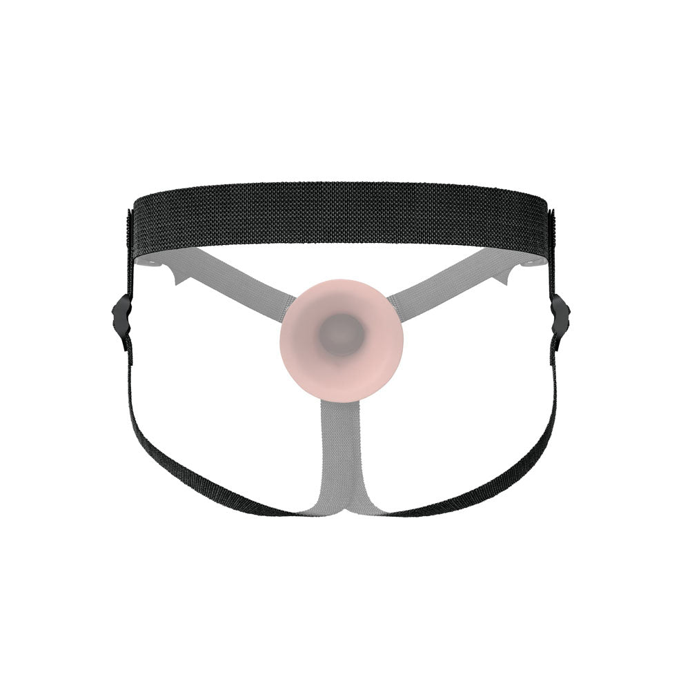 Fantasy X-Tensions Elite 9'' Silicone Hollow Strap-On - Flesh - Flesh 22.9 cm Hollow Strap-On