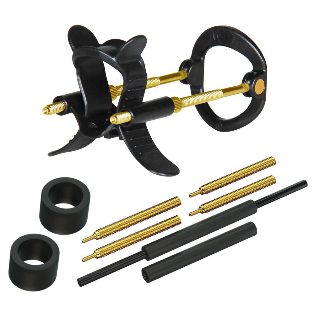 LuvPump Max Fit Luxury Penis Extender Kit - Black