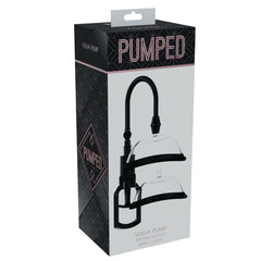 Pumped Vulva Pump - Black - Black Vagina Pump with 2 Cups