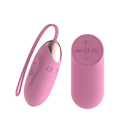 Passion Play Silicone Vibrating Egg - Small - Pink USB Rechargeable Vibrating Egg with Wireless Remote