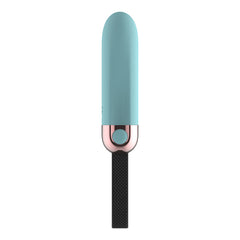 Passion Play Vibrating Bullet - Blue - Blue 8.5 cm USB Rechargeable Vibrating Bullet