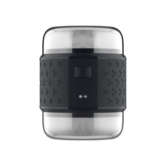 Passion Play Vibrating Double Stroker - Clear - Clear USB Rechargeable Vibrating Double Ended Stroker