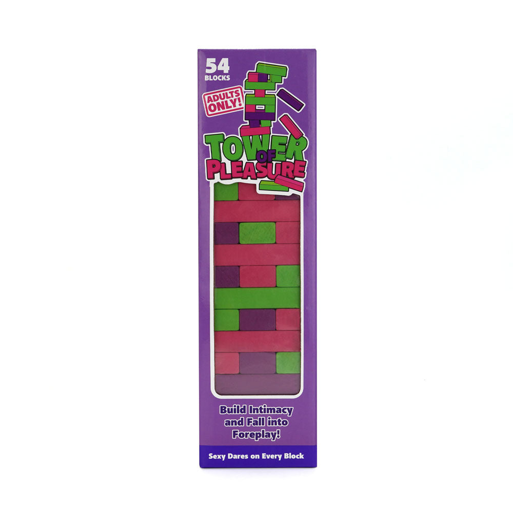Tower of Pleasure - Couples Tumbling Tower Game Adult Jenga