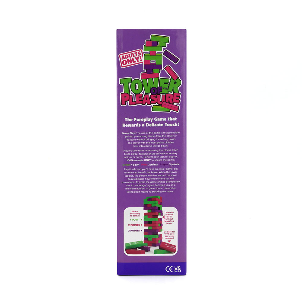 Tower of Pleasure - Couples Tumbling Tower Game Adult Jenga