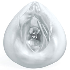 Pipedream Extreme Toyz Self Lubricating Sorority Snatch - Clear - Clear Vagina Stroker