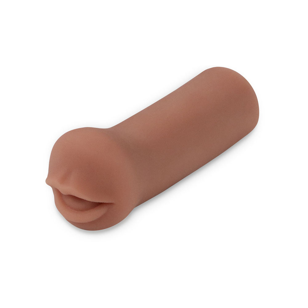 Pipedream Extreme Toyz Coed Cocksucker Mouth Stroker Masturbator  - Brown