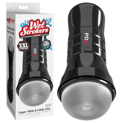 PDX Wet Pussies - Super Slide & Glide XXL - Clear Stroker Masturbator