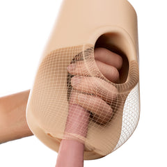 PDX Plus Pussy Pounder Squeeze Stroker - Flesh - Flesh Vagina Stroker