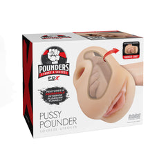 PDX Plus Pussy Pounder Squeeze Stroker - Flesh - Flesh Vagina Stroker
