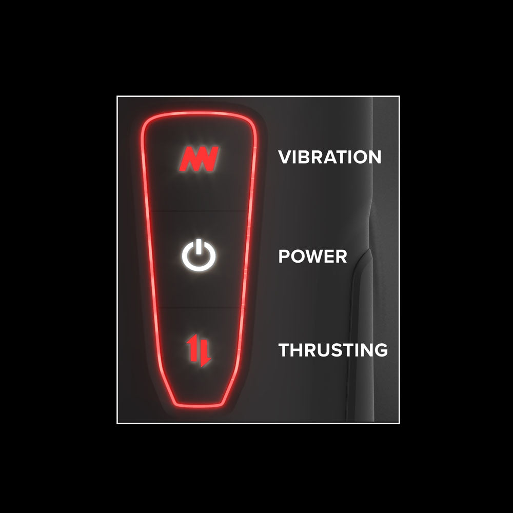 PDX Elite Milk Me Hotter - Thrusting Heating & Vibrating Auto Stroker Masturbator USB Rechargeable