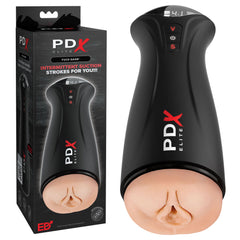 PDX Elite Fuck-Gasm - Flesh Sucking & Vibrating Auto Stroker - USB Rechargeable