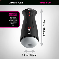 PDX Elite Fuck-Gasm - Flesh - Sucking & Vibrating Auto Stroker Masturbator