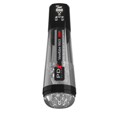 PDX Elite ViewTube MAX View - Clear USB Rechargeable Suction Auto Stroker Masturbator