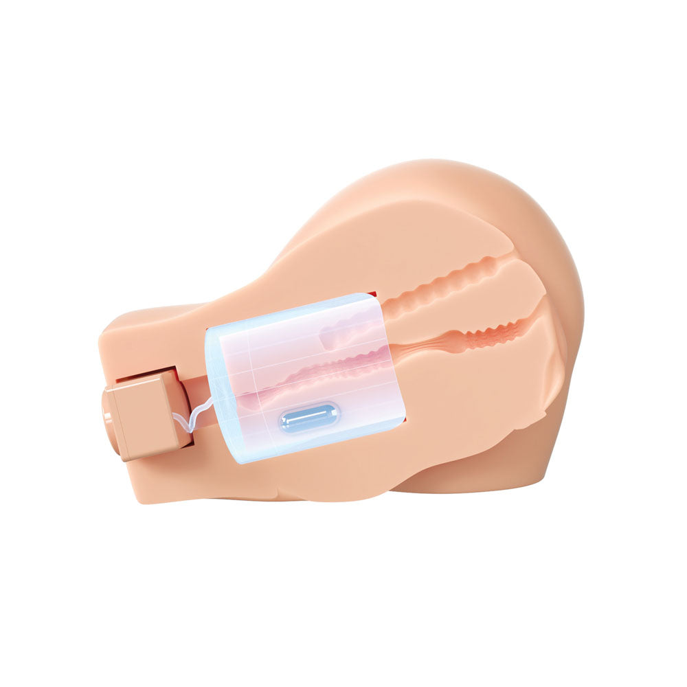 PDX Elite Back That Ass Up Auto Mega Masturbator  - Flesh