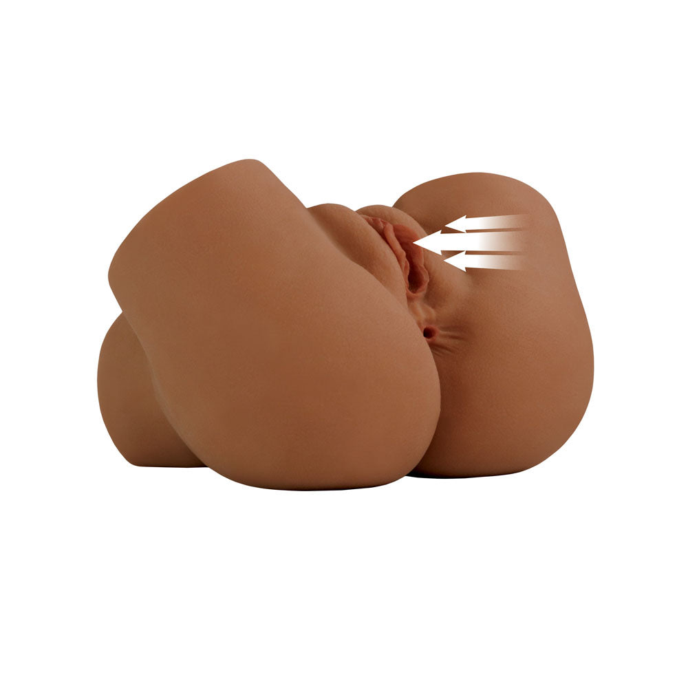 PDX Elite Back That Ass Up Auto Mega Masturbator - Brown