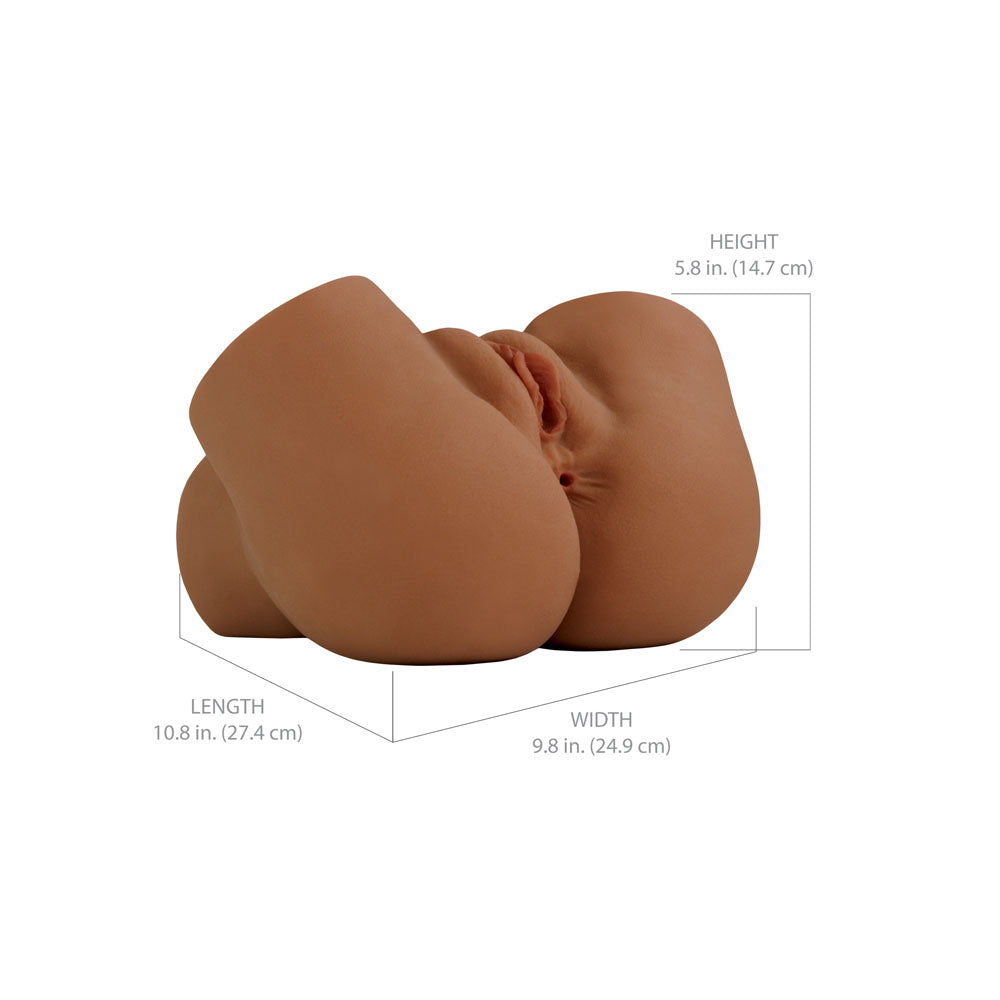 PDX Elite Back That Ass Up Auto Mega Masturbator - Brown