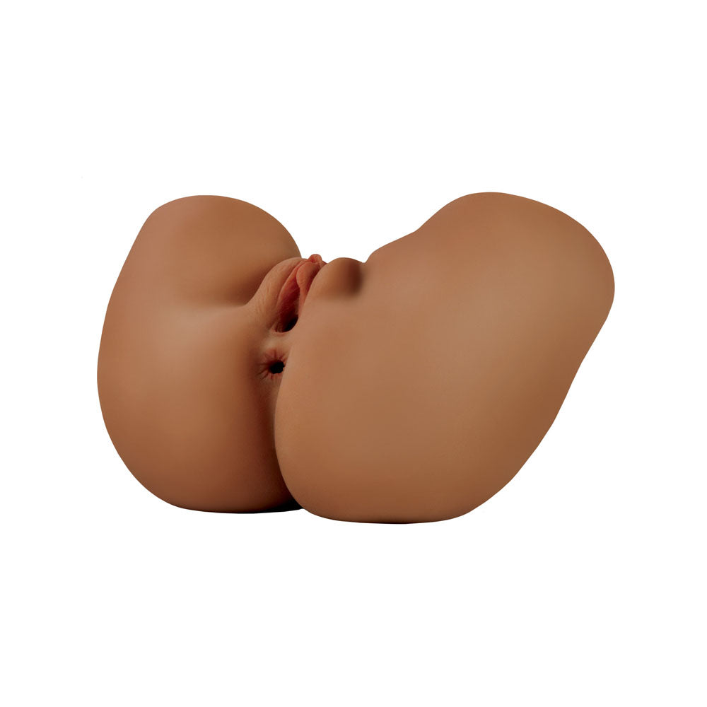 PDX Elite Shake That Ass - Vibrating Mega Masturbator - Brown
