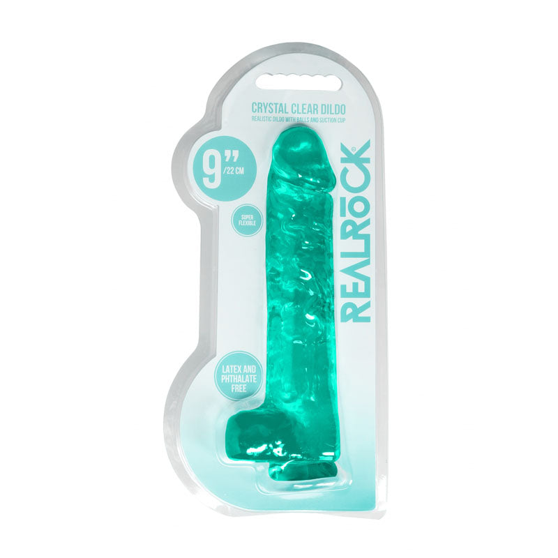 REALROCK Realistic Dildo With Balls 9"