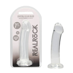 REALROCK Non Realistic Dildo With Suction Cup - 17 cm - Pink 17 cm Dong