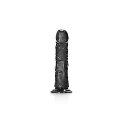 REALROCK Realistic Black 15.5cm Curved Dildo