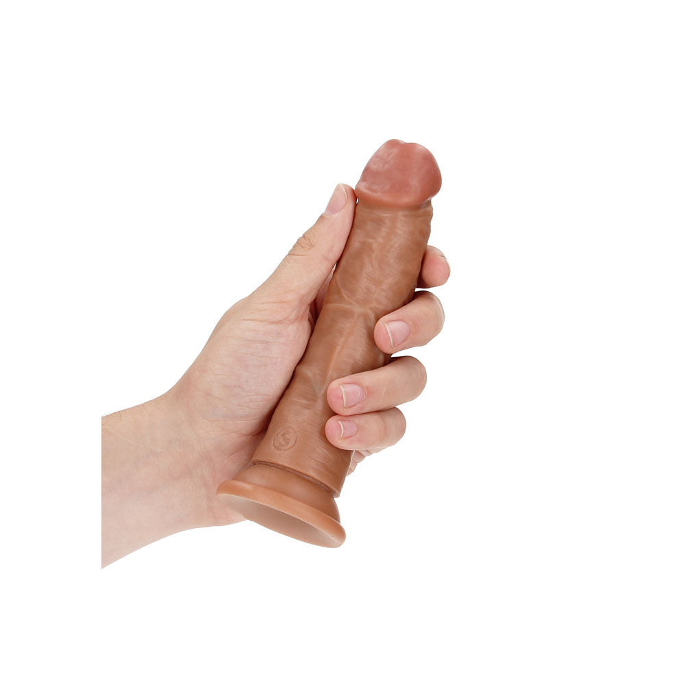 REALROCK Realistic Tan 15.5cm Curved Dildo