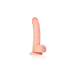 REALROCK Realistic Flesh Regular Curved Dong with Balls - 20.5 cm