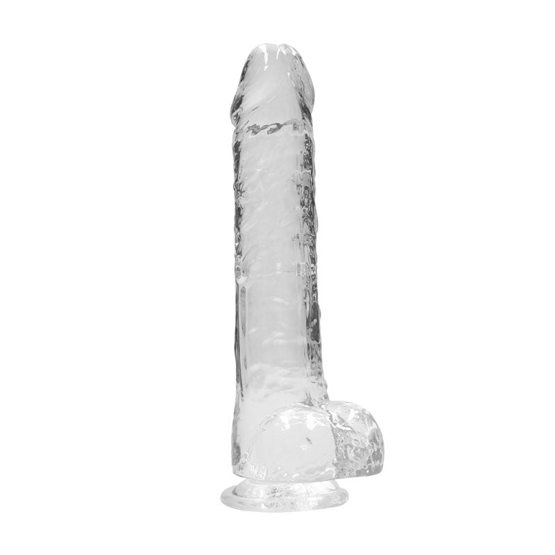 REALROCK Realistic Dildo With Balls 10'' - Purple 25 cm Dong