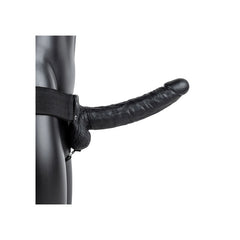 REALROCK Hollow Strapon with Balls - 23 cm Black