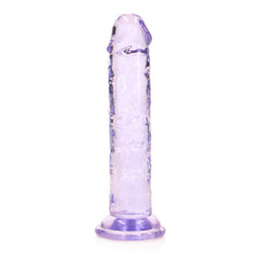 REALROCK 15.5 cm Straight Dildo - Purple