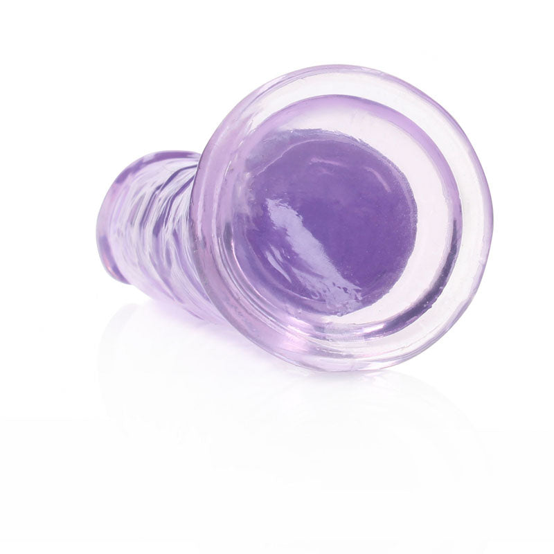REALROCK 15.5 cm Straight Dildo - Purple