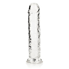 REALROCK 20 cm Straight Dildo - Transparent - Clear 20 cm (8'') Dong