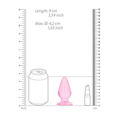 REALROCK 9 cm Anal Butt Plug - Pink