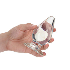 REALROCK 11.5 cm Anal Butt Plug - Clear