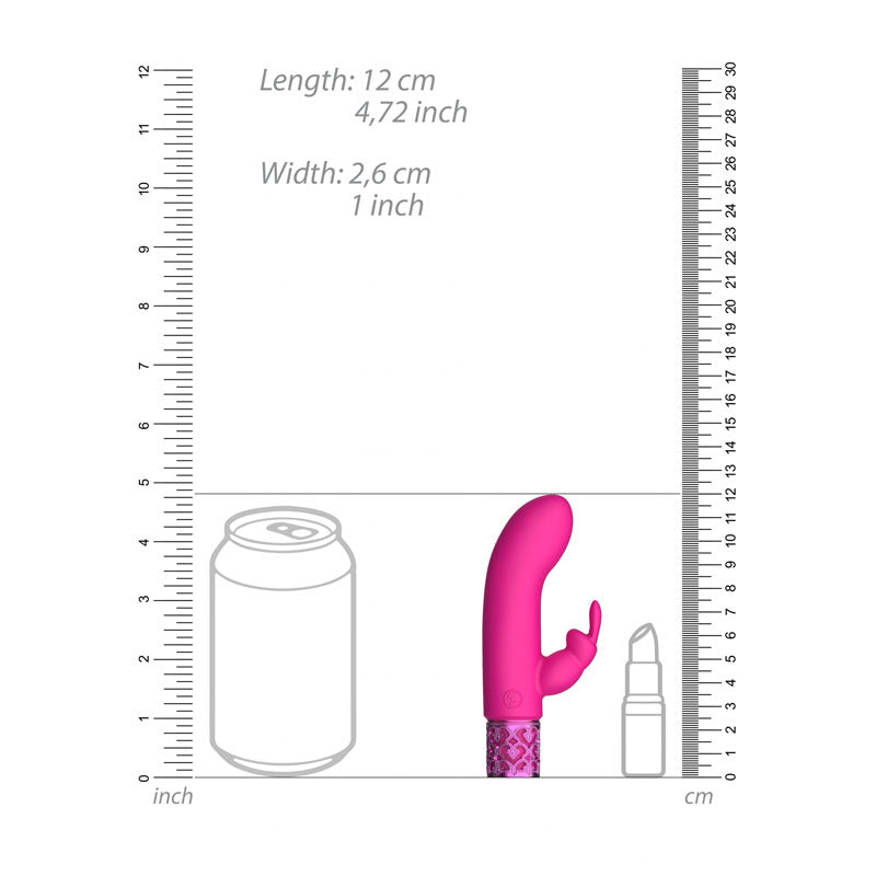 ROYAL GEMS Dazzling - Silicone Rechargeable Bullet Rabbit Vibrator