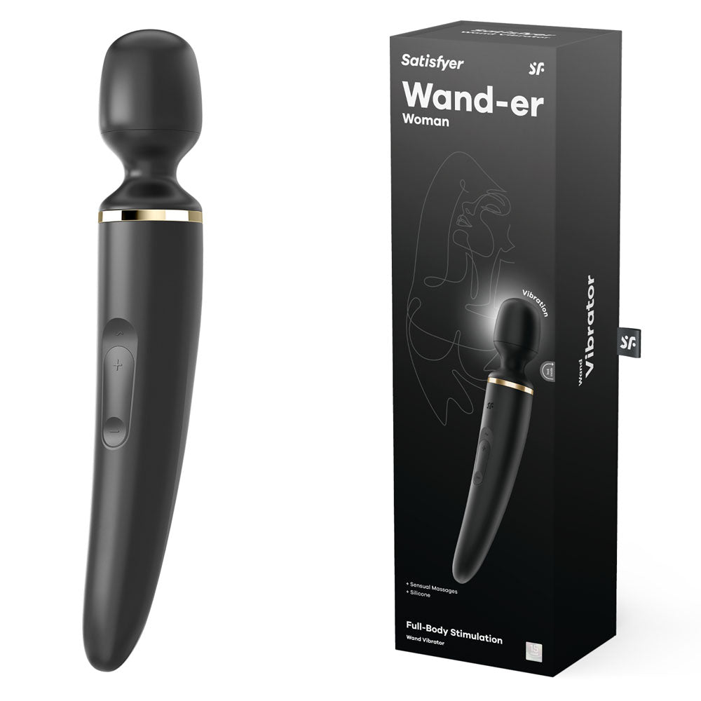 Satisfyer Black Wand-er Woman Bodywand Vibrator