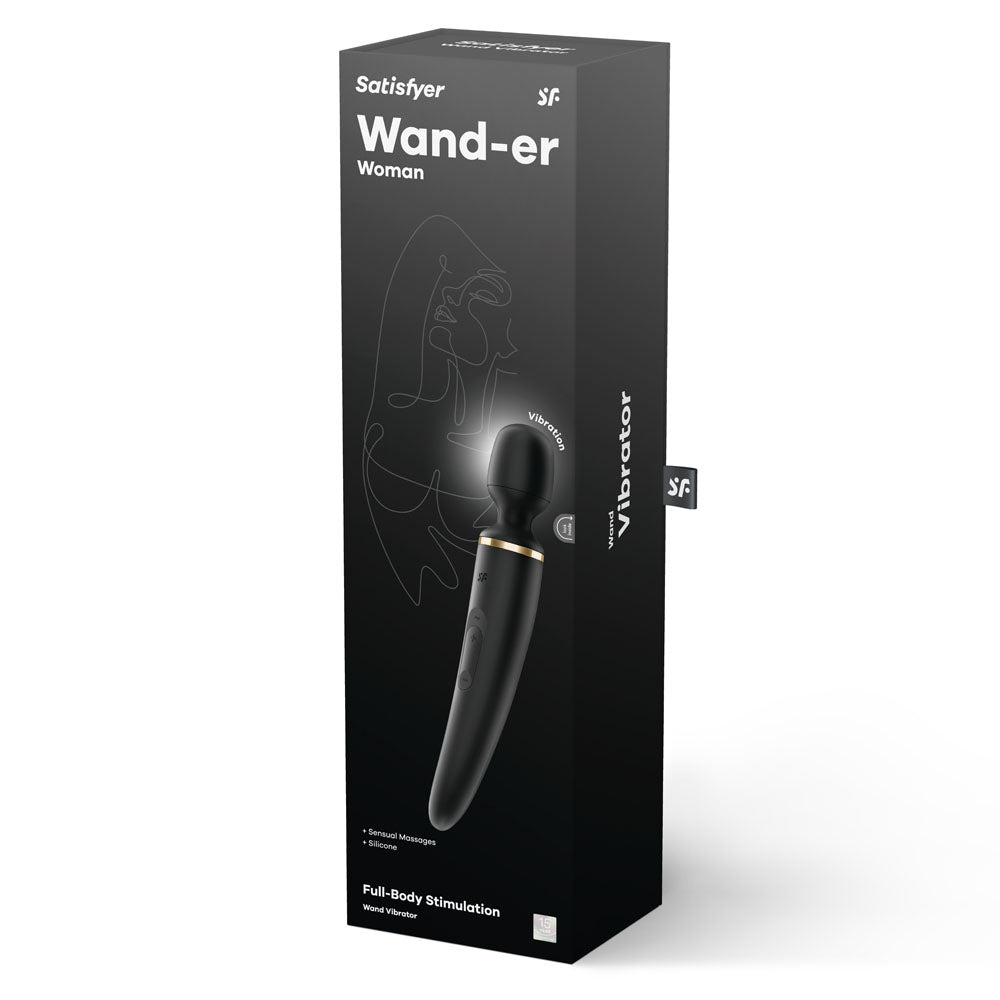 Satisfyer Black Wand-er Woman Bodywand Vibrator